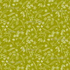 Gum Doodles Fabric Small Scale Lime