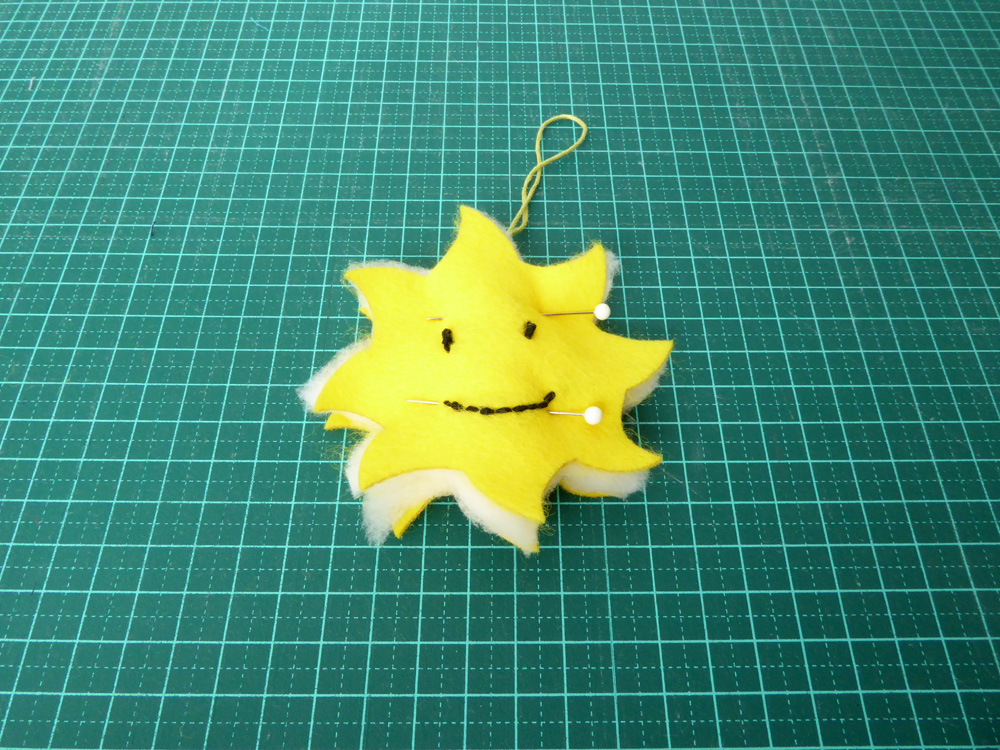 pin sun together