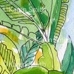 Palm House Watercolour ©Karen Smith