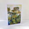Tropical Leaf Greeting Card - Monsteras 4 ©KarenSmith
