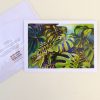 Tropical Leaf Greeting Card - Monsteras 6 ©KarenSmith