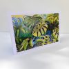 Tropical Leaf Greeting Card - Monsteras 9 ©KarenSmith
