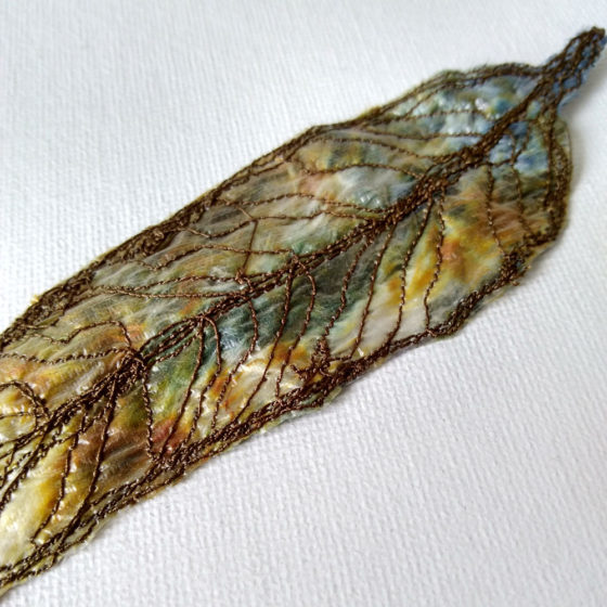 embroidered gum leaf 9 ©KarenSmith