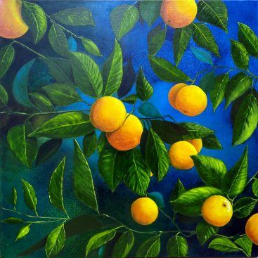 Oranges Acrylic Canvas ©KarenSmith